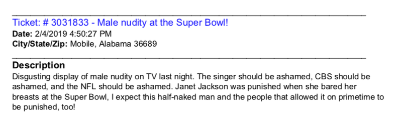 Illustration for article titled America Vs. Adam Levine's Nipples: All The FCC Viewer Complaints About The Super Bowl Halftime Show